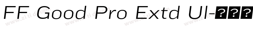 FF Good Pro Extd Ul字体转换